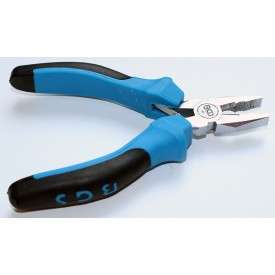 Alicatas mordaza (plana y de corte) para hacer las cañas. CHIARUGI