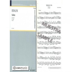Braun: Solos for Bassoon (1740)