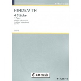 Hindemith: Stücke für fagott und violoncello (2 fagotte, 2 violoncelli)