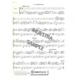 Hindemith: Stücke für fagott und violoncello (2 fagotte, 2 violoncelli)