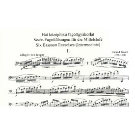 Jacobi: Six bassoon exercises (intermediate)