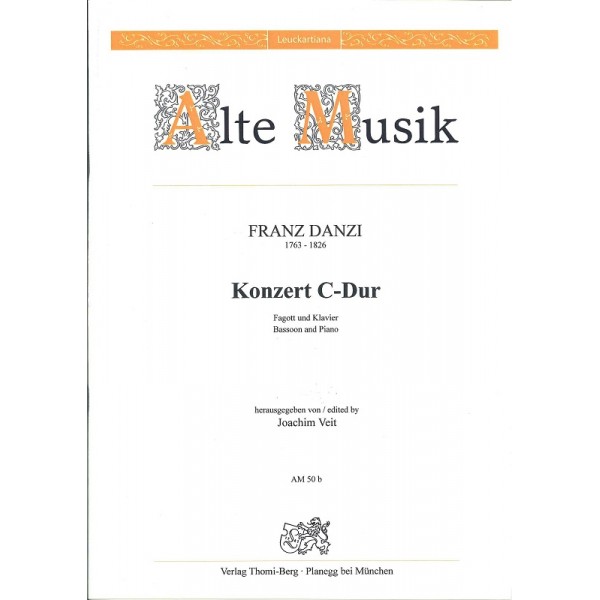 Danzi: Konzert C-Dur for bassoon and piano