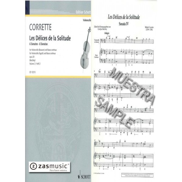 Corrette: 6 Sonatas opus 20. Volumen 2