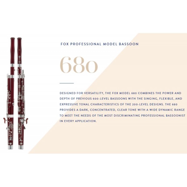 Fagot de la marca FOX modelo profesional 680D