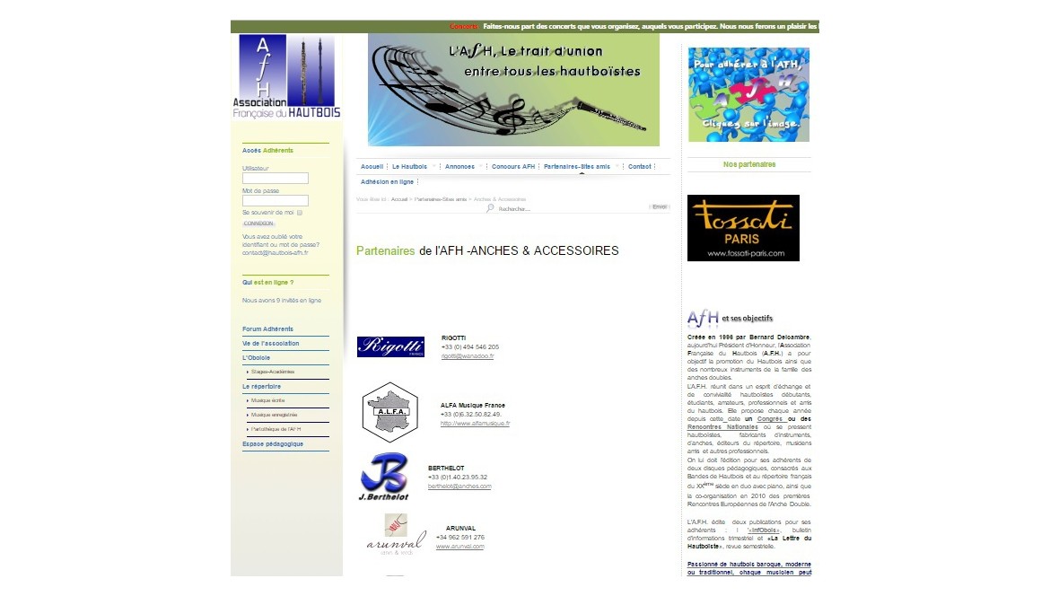 Arunval socio colaborador de la AFH