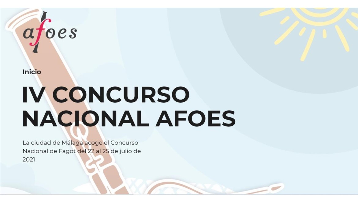 En marcha el IV concurso nacional de fagot AFOES