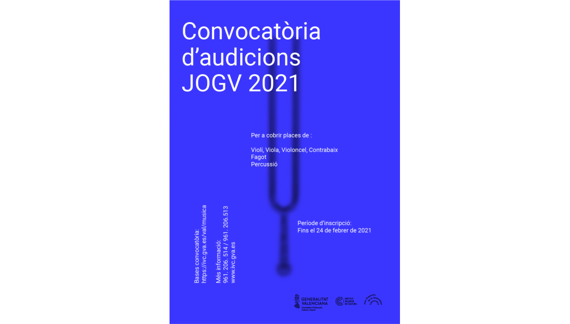 La JOGV convoca pruebas de selección para fagot